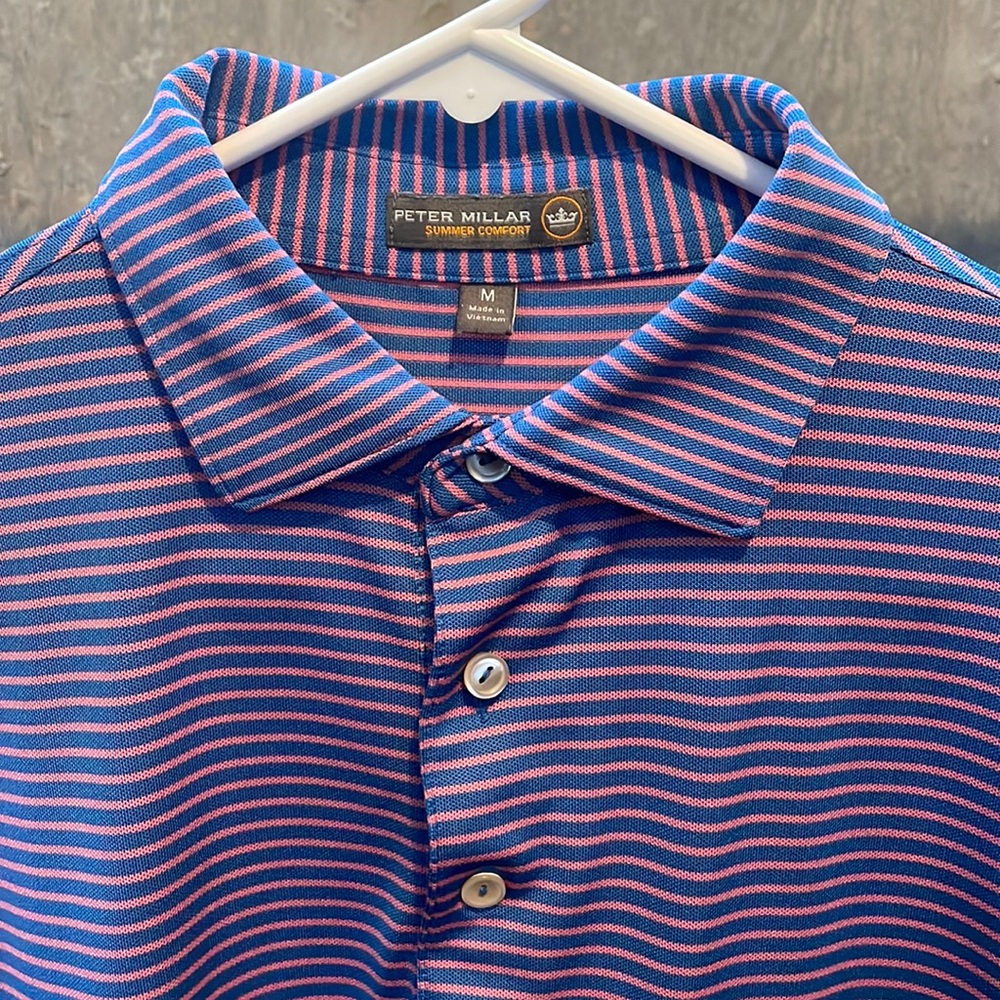 Peter Millar Golf Polo The Quarry Golf Course size Medium
